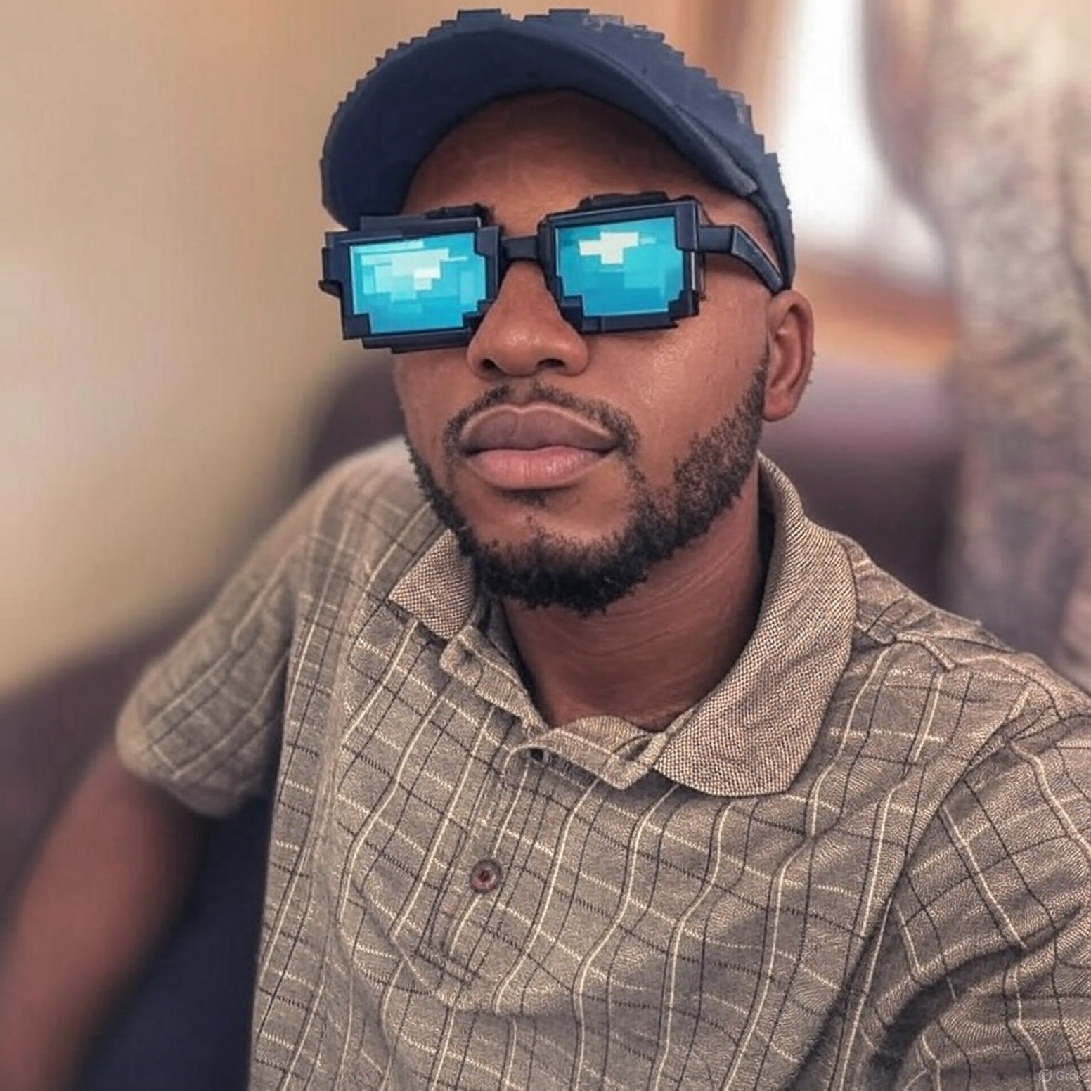 A portrait image of deus